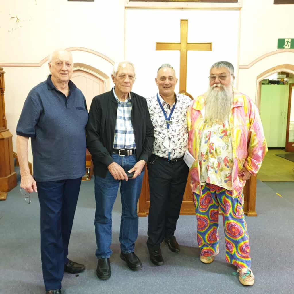 Rev Jason Street, 2nd from right, with members of St Heliers Regional Committee